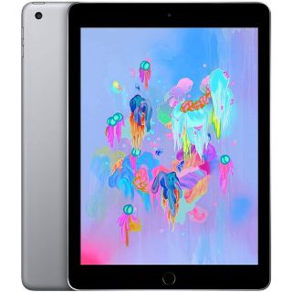 Refurbished Apple iPad 6th Gen/(A1954)/32GB/2GB RAM/Unlocked/9.7-inch Display/Space Grey/C (2018)