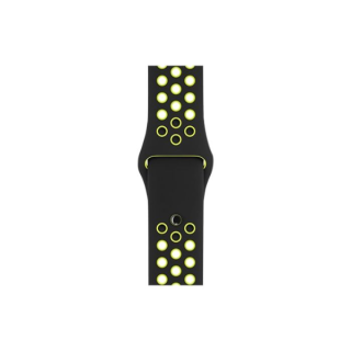 Refurbished Nike Sport Band STRAP ONLY, Black/Volt, 38mm/40mm, B