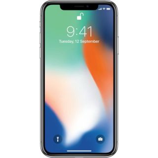 Refurbished Apple iPhone X 64GB Silver, Unlocked A