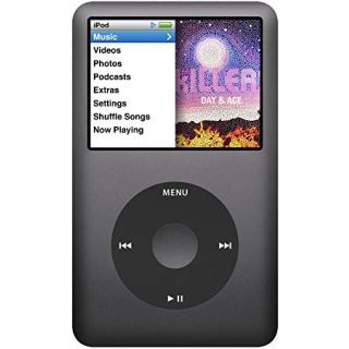 Refurbished Apple iPod Classic 6th Generation (2007) 160GB - Black, B