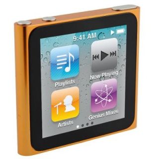 Refurbished Apple iPod Nano 6th Generation 16GB - Orange, B