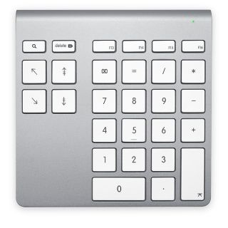 Rimuovato Apple Belkin Wireless YourType Numeric KeyPad per iMac e MacBook