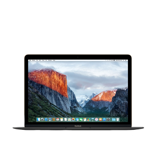 Refurbished Apple Macbook 8,1/M-5Y51/8GB RAM/1TB SSD/12"/RD/Space Grey/A (Early 2015)