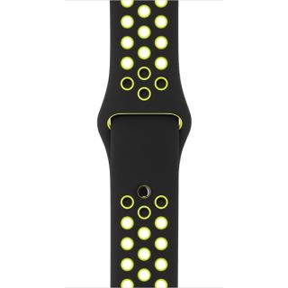 Refurbished Watch Series 2 Nike+ Sport Band STRAP ONLY, Black / Volt, 38mm, A