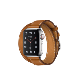 Hermès fauve barenia outlet leather single tour band